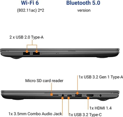 Asus VivoBook K15 K513EA-L712TS Laptop (11th Gen Core i7/ 16GB/ 512GB SSD/ Win10 Home)