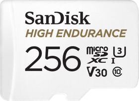 SanDisk High Endurance 256GB Class 10 Micro SDXC Memory Card