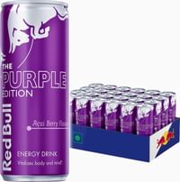 Red Bull Energy Drink, Purple Edition, 250ml - Pack of 24