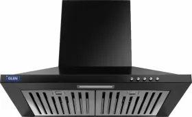 Glen Aqua Plus Black 60 CH60CTAQUA2BFBL Wall Mounted Chimney