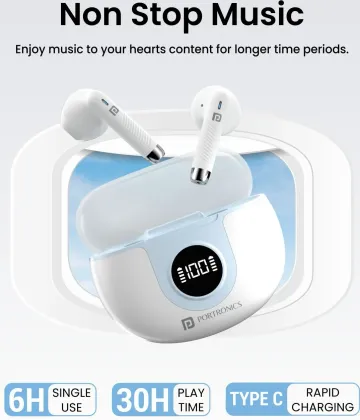 Portronics Harmonics Twins S8 True Wireless Earbuds