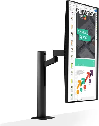 LG 27QN880 27 inch QHD Ergo IPS Monitor