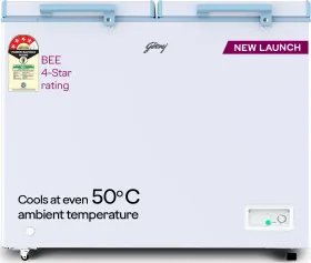 Godrej DH ESNCH 325D 2HCNP RW 302 L Double Door Deep Freezer