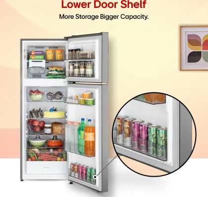 LG GLT2516WWPZ 251 L 1 Star Double Door Refrigerator