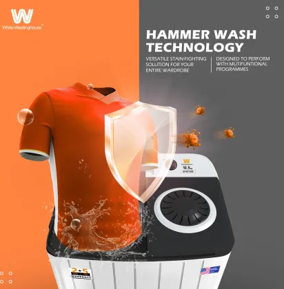 White Westinghouse SFW1050 10.5 Kg Semi Automatic Washing Machine