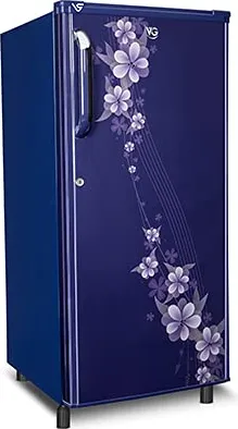 VG VGW203PTOB 190L 3 Star Single Door Refrigerator