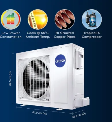 Cruise CWCVBJ-VU5F245 2 Ton 5 Star 2025 Inverter Split AC