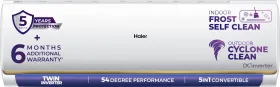 Haier HSA48N-G3NB-I 1.4 Ton 3 Star 2026 Inverter Split AC