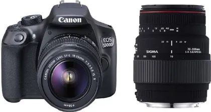 Canon EOS 1300D DSLR Camera (EF-S 18-55 IS II + Sigma 70-300 IS II)