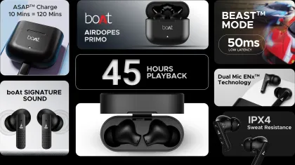 boAt Airdopes Primo True Wireless Earbuds