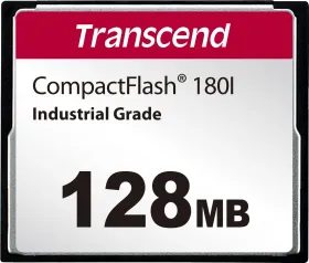 Transcend 180I 128MB Compact Flash Memory Card