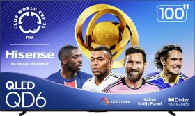 Hisense QD6 100 inch Ultra HD 4K Smart QLED TV (100QD6QF)