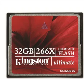 Kingston Compact Flash CF 32GB Memory Card Ultimate 266x