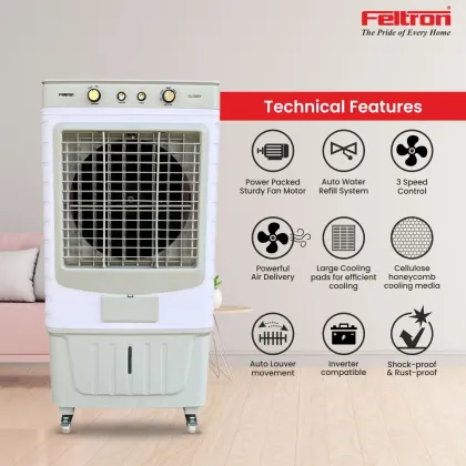 Feltron Glossy 70 L Personal Air Cooler