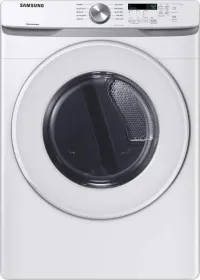 Samsung DVE45T6000W 7.5 cu ft Fully Automatic Front Load Dryer