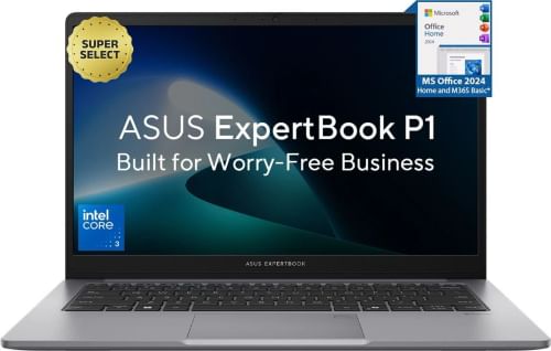Asus Expertbook P1 14 P1403CVA-S61821WS Laptop (Intel Core 3 100U/ 8GB/ 512GB/ Win11)