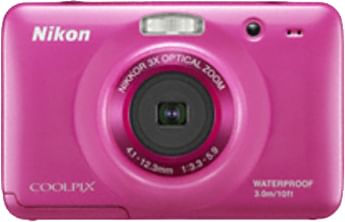 Nikon Coolpix L29 - Digital camera - compact - 16.1 MP - 720p / 30 fps - 5x  optical zoom - red 