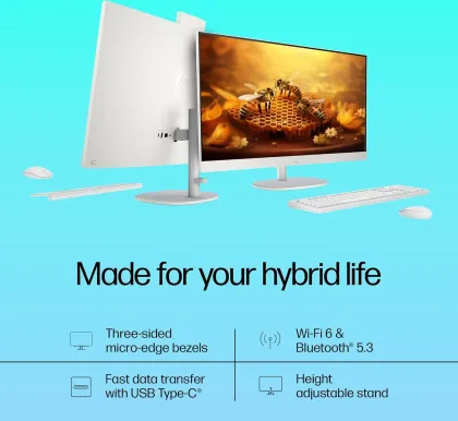 HP Next Gen AI 27-ct2073in AIO Desktop (AMD Ryzen AI 7 350/ 16 GB RAM/ 1 TB SSD/ Win 11) - image 4