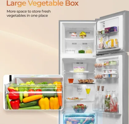 Haier HEF-252EGSA-P 240 L 2 Star Double Door Refrigerator