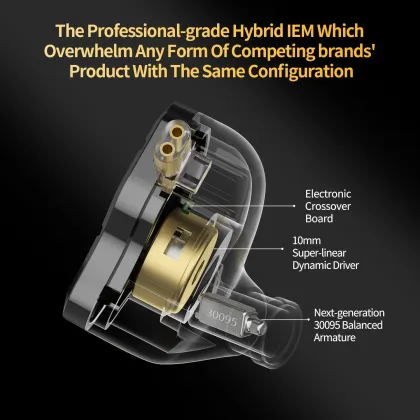 KZ ZSN Pro 2 Wired Earphones (Without Mic)