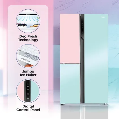 Haier HRT-683PNG 598 L Side by Side Refrigerator