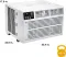 Whirlpool WHHW182BW 18000 BTU 230V Window AC