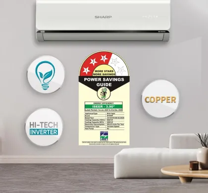 Sharp AH-SI19V3B-SC 1.5 Ton 3 Star 2025 Inverter Split AC