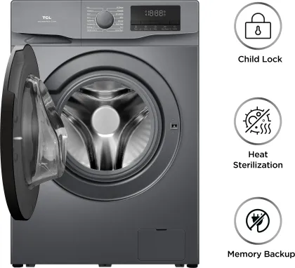 TCL P6075FLS 7.5 kg Fully Automatic Front Load Washing Machine