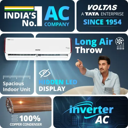 Voltas 185INV CAQ 1.5 Ton 5 Star 2026 Inverter Split AC