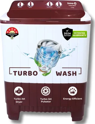 Inno-Q 70-TURBO-IVI 7 Kg Semi Automatic Top Load Washing Machine