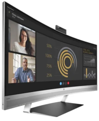 HP EliteDisplay S340c 34-inch Curved WQHD LED Monitor
