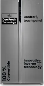 Candy CSS6600TS 602 L Side by Side Refrigerator