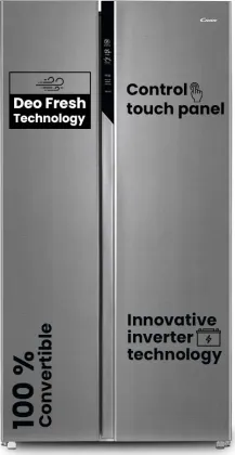 Candy CSS6600TS 602 L Side by Side Refrigerator