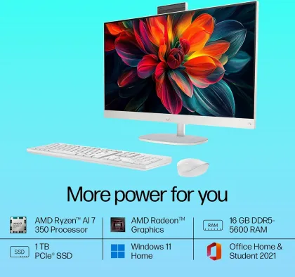 HP Next Gen AI 27-ct2073in AIO Desktop (AMD Ryzen AI 7 350/ 16 GB RAM/ 1 TB SSD/ Win 11) - image 3