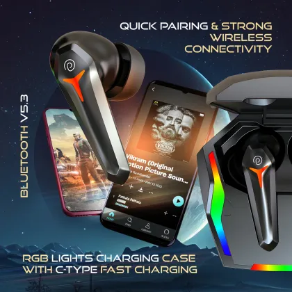 pTron Basspods Snip True Wireless Earbuds