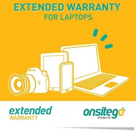 OnsiteGo 1 Year Extended Warranty for Laptops from Rs. 35001 to Rs. 50000