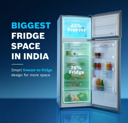 Bosch CTC39S22VI 368 L 2 Star Double Door Refrigerator