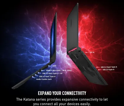 MSI Katana 15 B13VGK-2000US Gaming Laptop (13th Gen Core i7/ 16GB/ 1TB SSD/ Win11 Home/ 8GB RTX 4070 Graphics)