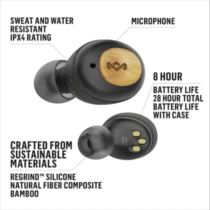 House of Marley Champion True Wireless Earbuds