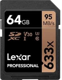 Lexar 64GB Class 10 UHS-I Memory Card (633x)