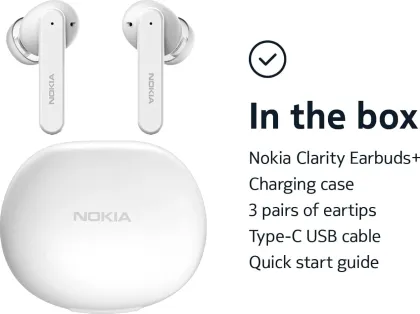 Écouteurs Nokia Earbud - Filaire, Intra-auriculaires, Noir/gris