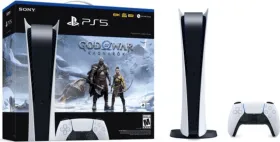 Sony PlayStation 5 Digital Edition Gaming Console – God of War Ragnarok Bundle