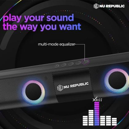 Nu Republic Party Box 20 20W Bluetooth Soundbar