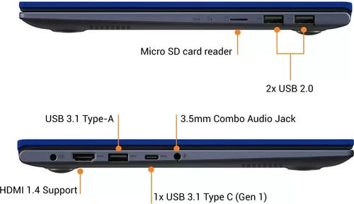 Asus VivoBook M413IA-EK581T Laptop (Ryzen 5/ 8GB/ 512GB SSD/ Win10 Home)