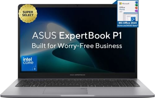 Asus Expertbook P1 P1503CVA-S72563WS Laptop (Intel Core 3 100U/ 16GB/ 512GB/ Win11)