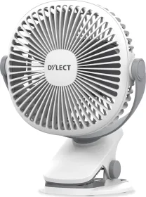 Dylect DTRCCOF 5 inch 3 Blade Rechargeable Clip-On Fan