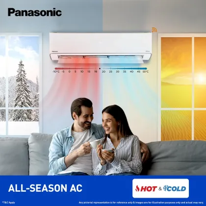 Panasonic CS/CU-EZ24CKYFM 2 Ton 3 Star 2026 Inverter Split AC