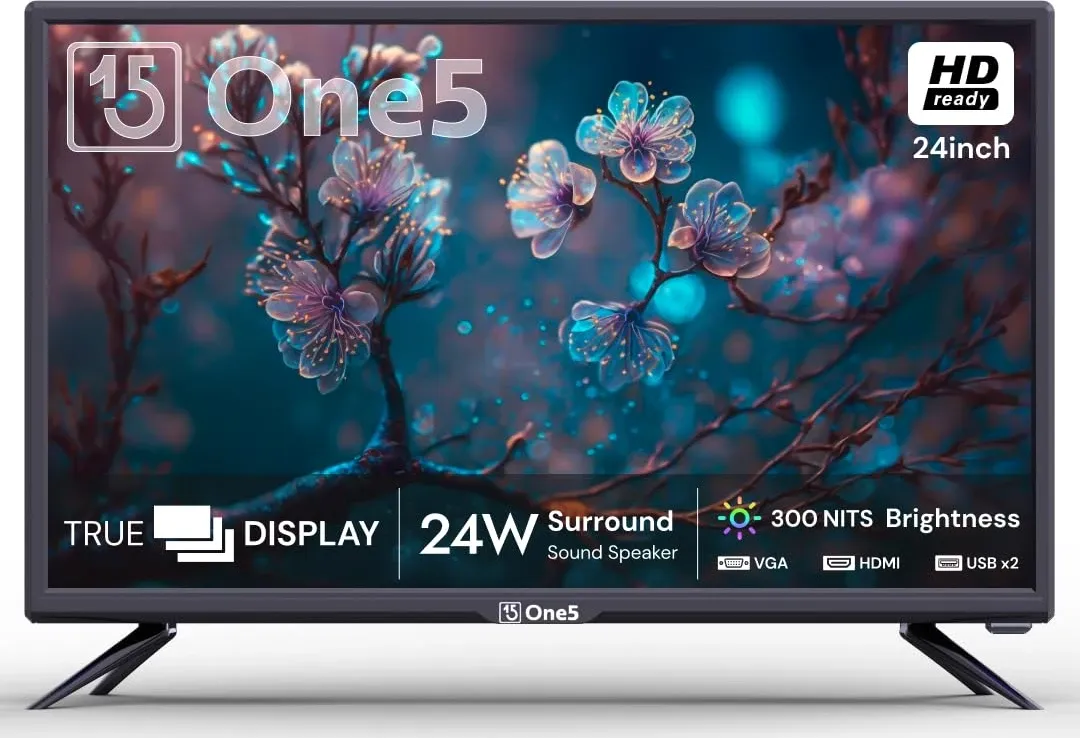 One5 O5H2D4 24 inch HD Ready LED TV - Price in India (Oct 2026