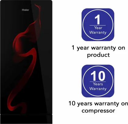 Haier HRD-2103PSG-P 190 L 3 Star Single Door Refrigerator