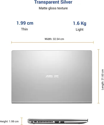 Asus VivoBook 14 2020 X415JA-EK701WS Laptop (10th Gen Core i7/ 16GB/ 512GB SSD/ Win11)
